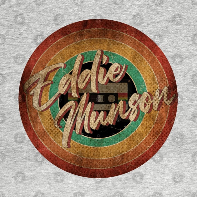 Eddie Munson Vintage Circle Art by antongg